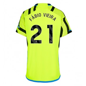 Arsenal Fabio Vieira #21 Bortatröja Dam 2023-24 Kortärmad